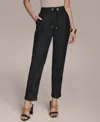 Donna Karan Women's Drawstring Cuffed Ankle Pants In Blue
