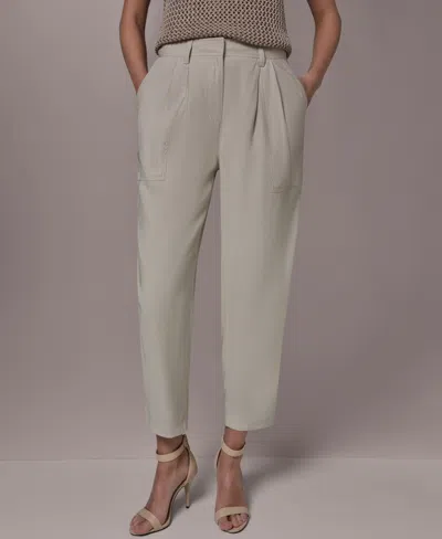 Donna Karan Women's Flap Detail Pants In Gray