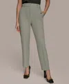 Donna Karan New York Flat Front Straight Leg Pants In Multi