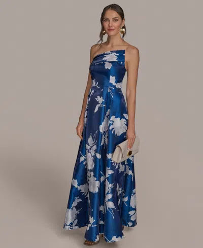 Donna Karan Women's Floral-print Ball Gown In Marbella Multi