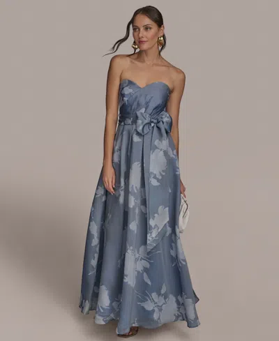 Donna Karan Women's Floral-print Ball Gown In Marbella Multi