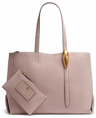Donna Karan Women's Georgette Extra-large Tote Bag In Purple