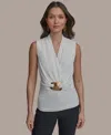 DONNA KARAN WOMEN'S HARDWARE-DETAIL SLEEVELESS TOP