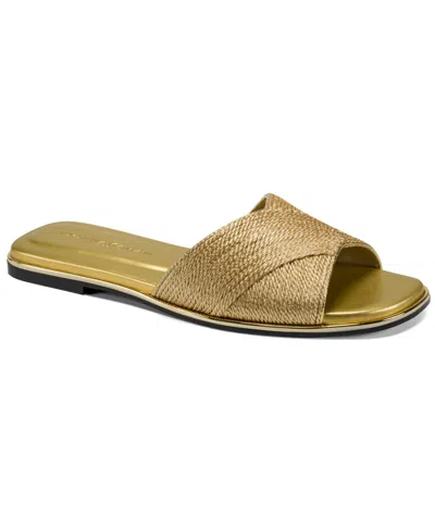Donna Karan Women's Harmony Slip-on Flat Sandals In Gold