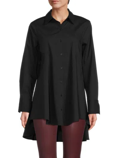 Donna Karan Women's High Low A-line Tunic In Black