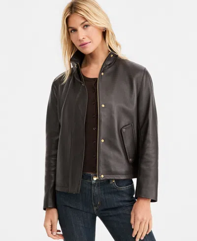 Donna Karan Women's High-collar Jacket In Neutral