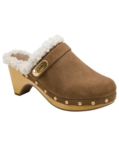 Donna Karan Women's Idella Slip-on Clogs In Brown