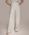 Donna Karan Women's Linen-blend Wide Leg Pants In Neutral