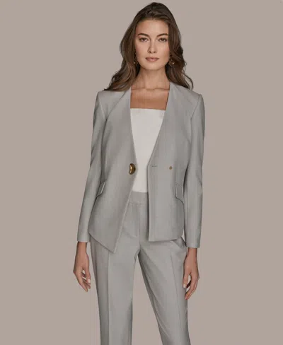 Donna Karan Women's Long-sleeve Blazer In Gray