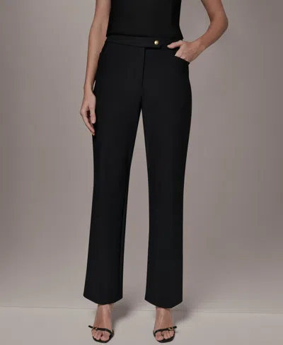 Donna Karan Women's Mid Rise Pants In Black