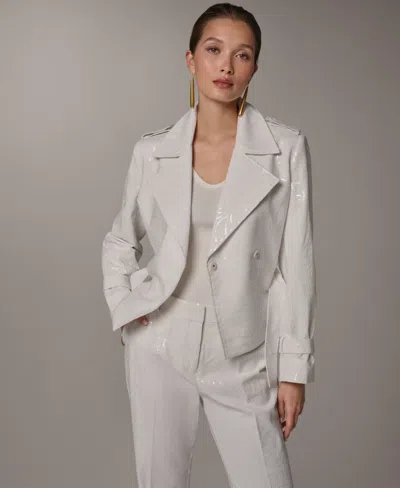 Donna Karan Women's Notch Lapel Collar Jacket In Multi