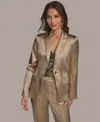 Donna Karan New York Satin One-button Blazer