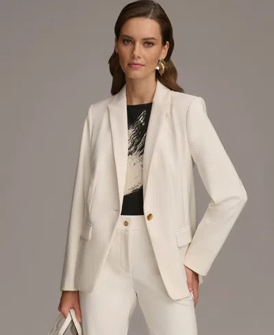 Donna Karan Women's One Button Blazer