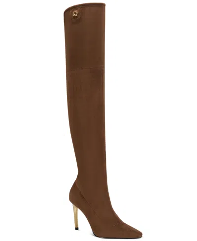 DONNA KARAN WOMEN'S OVER THE KNEE BOOTS