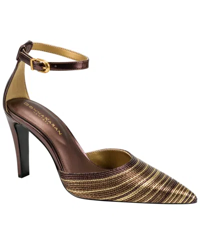 Donna Karan Women's Patricia Ankle Strap Pumps In Brown