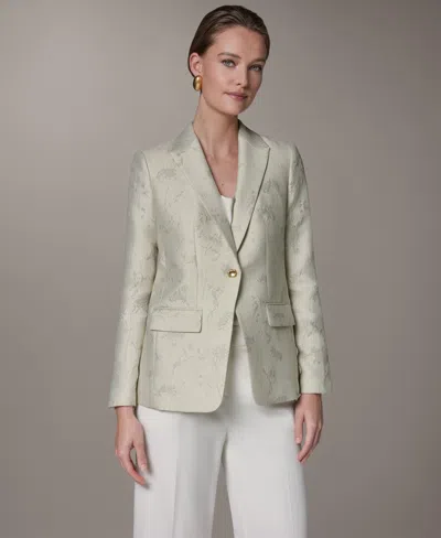 Donna Karan Women's Peak Lapel Jacket In Green