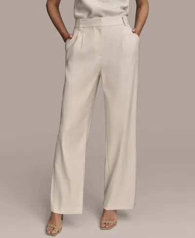Donna Karan Women's Pleated Wide-leg Pants