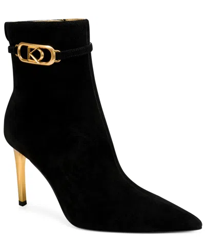 Donna Karan Women's Poppy Stiletto Heeled Booties In Black