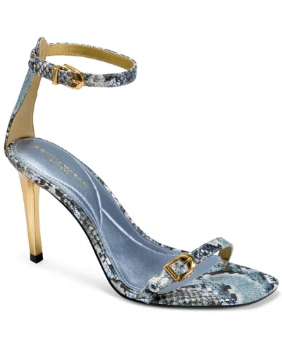 Donna Karan Women's Pryce Buckle Ankle-strap Dress Sandals In Blue