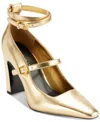 Donna Karan New York Pryce Ankle Strap Mary Jane Pump In Gold