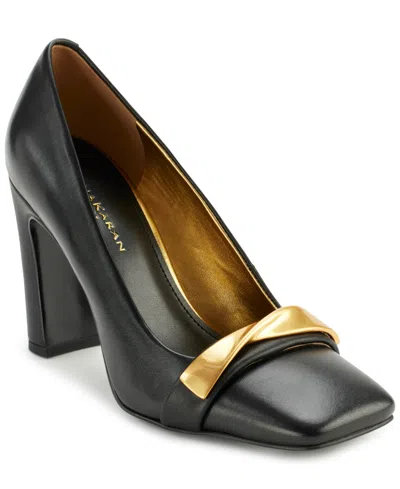 Donna Karan Women's Sabina Square Toe Pumps In Black
