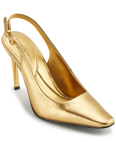 Donna Karan Women's Sadrina Ii Slingback Pumps In Gold