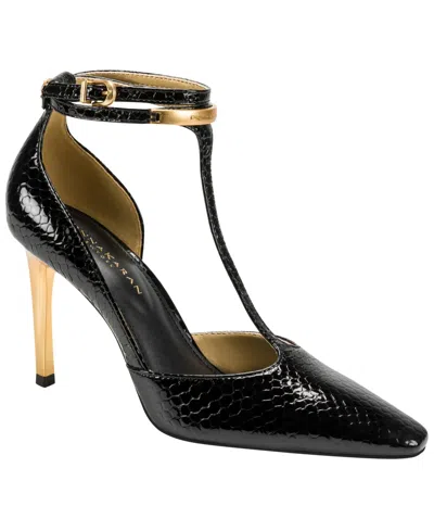 Donna Karan Women's Samuel T-strap Pumps In Black