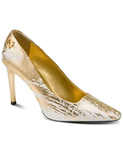 Donna Karan Women's Savita High Slip On Pumps In Gold