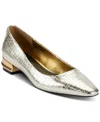Donna Karan Women's Savita Pointed Toe Flats In White Gold
