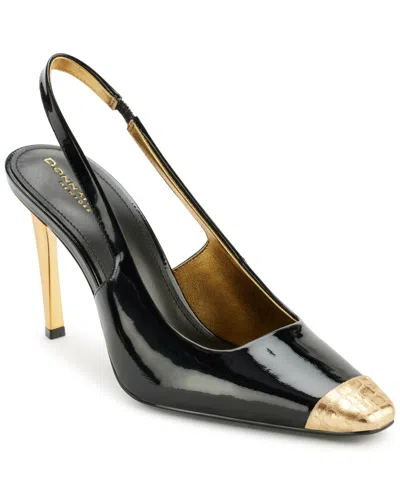 Donna Karan Women's Savita Slingback Pumps In Black,gold