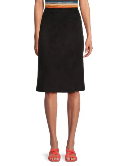 Donna Karan Women's Seamed Pencil Skirt In Black