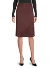 Donna Karan Women's Seamed Pencil Skirt In Mulberry