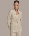Donna Karan Womens Sequin Embellished Linen Jacket Pants
