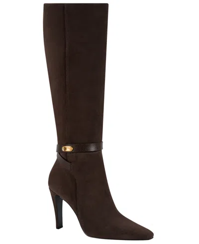 Donna Karan Women's Sherice Stiletto Heeled Boots In Brown