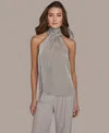 Donna Karan Women's Sleeveless Top In Gray