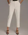 Donna Karan Women's Slim-leg Ankle Pants, Regular & Petite In Cream
