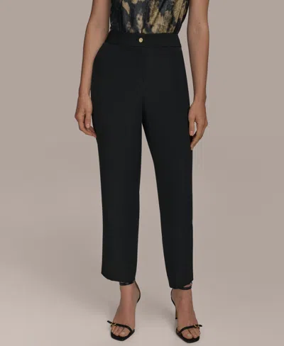 Donna Karan Women's Slim Leg Ankle Pants, Regular & Petite In Cream