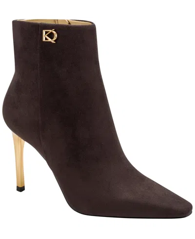 Donna Karan Women's Sofia Ii Stiletto Heeled Booties In Brown