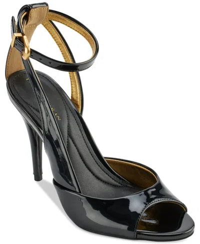 Donna Karan Women's Somerset Ankle Strap Sandals In Black