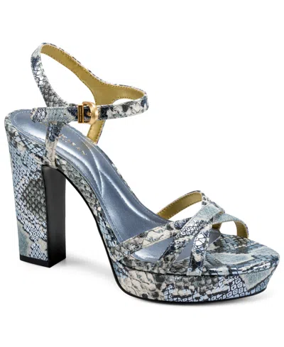 Donna Karan Women's Spencer Platform Dress Sandals In Multi