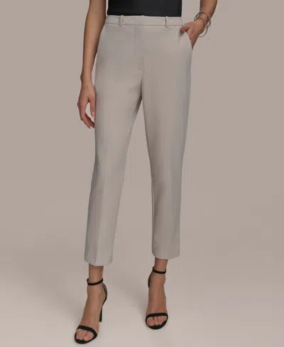 Donna Karan Women's Straight-leg Ankle Pants In Sisal