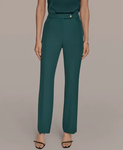 Donna Karan Women's Straight-leg Pants, Regular & Petites In Brown