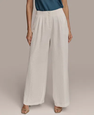Donna Karan Women's Textured Wide-leg Pants