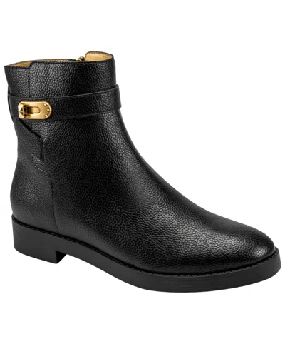 Donna Karan Women's Tianna Block Heeled Booties In Black