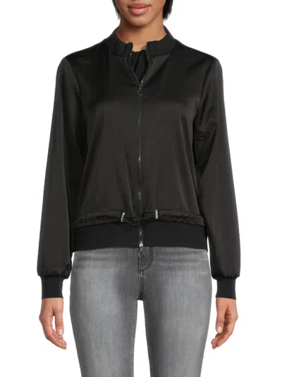 Donna Karan Women's Toggle Waist Jacket In Black