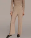 Donna Karan Women's Wide Leg Pull On Pants In Brown