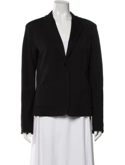 Pre-owned Donna Karan Wool Blazer In Black
