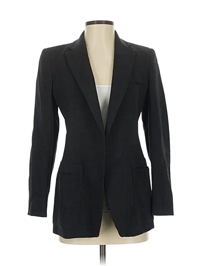 Pre-owned Donna Karan Wool Blazer Jacket In Black
