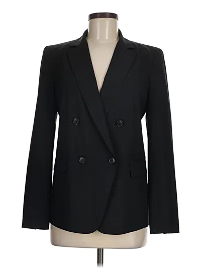 Pre-owned Donna Karan Wool Blazer Jacket In Black