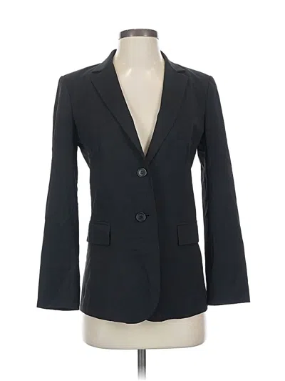 Pre-owned Donna Karan Wool Blazer Jacket In Black
